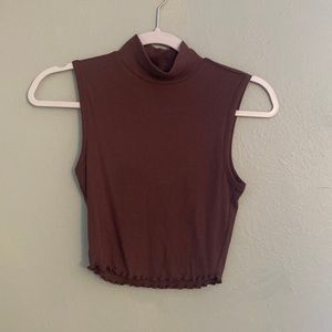 Tillys, maroon, size xs top